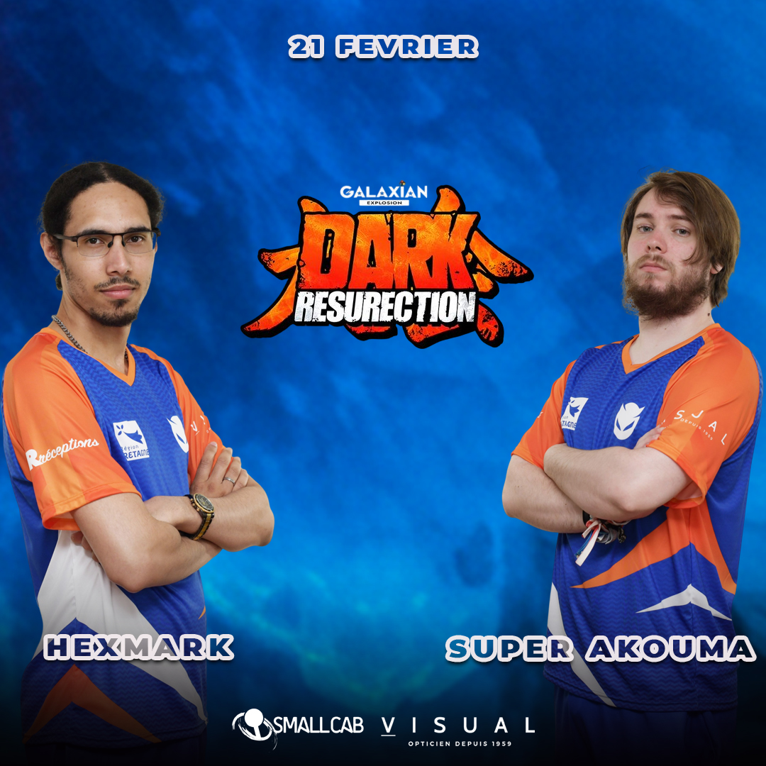 Le Dark Resurrection à Paris demain ! 🔥

<a href="/BZH_Hexmark/">CRaZY | Hexmark</a> &amp; <a href="/SuperAkouma/">CRaZY HB Super AKouma</a> seront présents pour cette étape majeure de l'EMEA CUP MAJOR sur #Tekken8 ! 

Ça va se tabasser sévère pour les points ! 👊

Bracket : start.gg/tournament/gal…

#Tekken8 #DarkResurrection #EMEACup