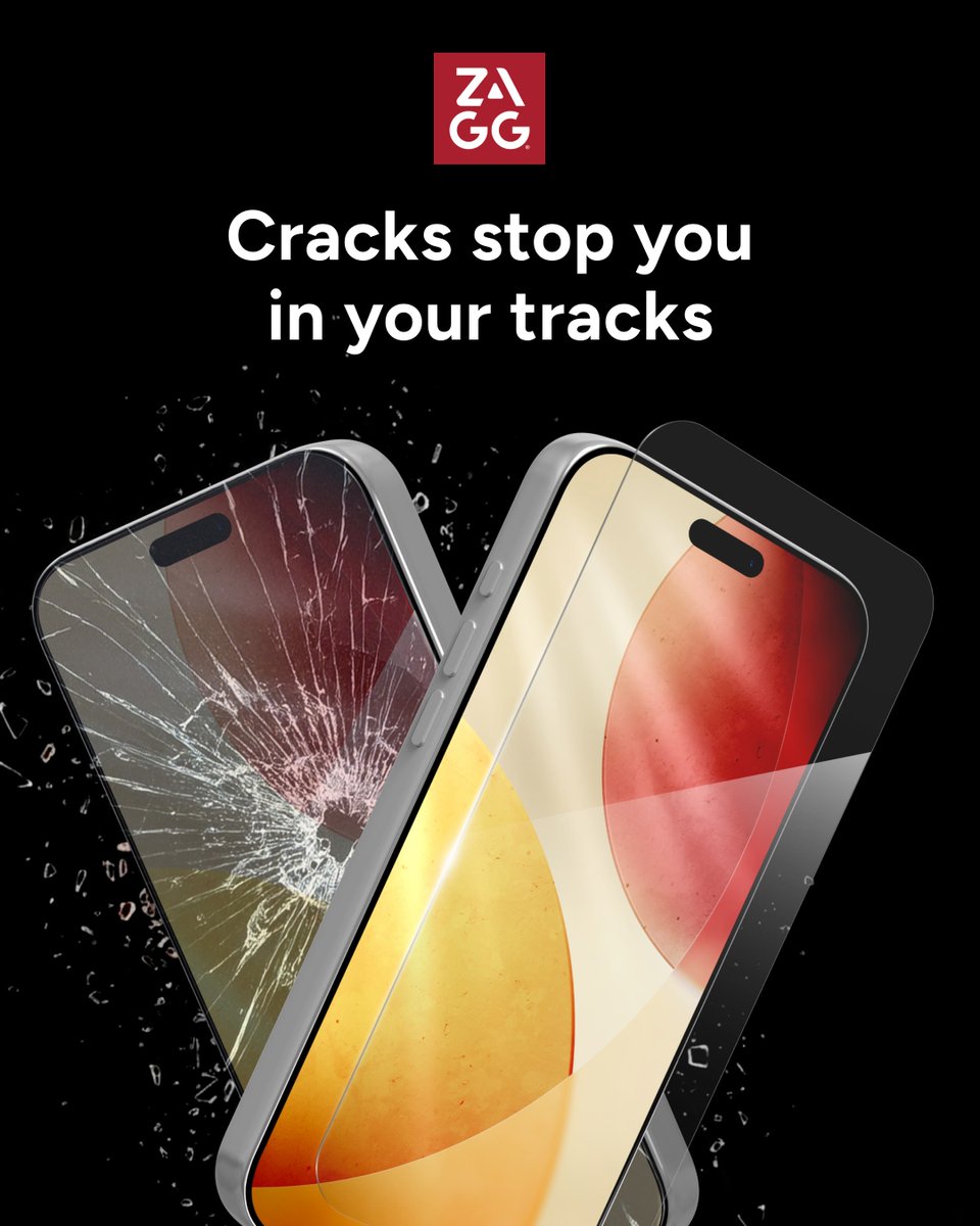 ZAGGStore's tweet photo. ZAGG’s XTR5 is the most advanced screen protection, 11X Stronger than Basic Glass Screen Protection
#XTR5 #Screenprotection https://t.co/AOQc6CaGmt