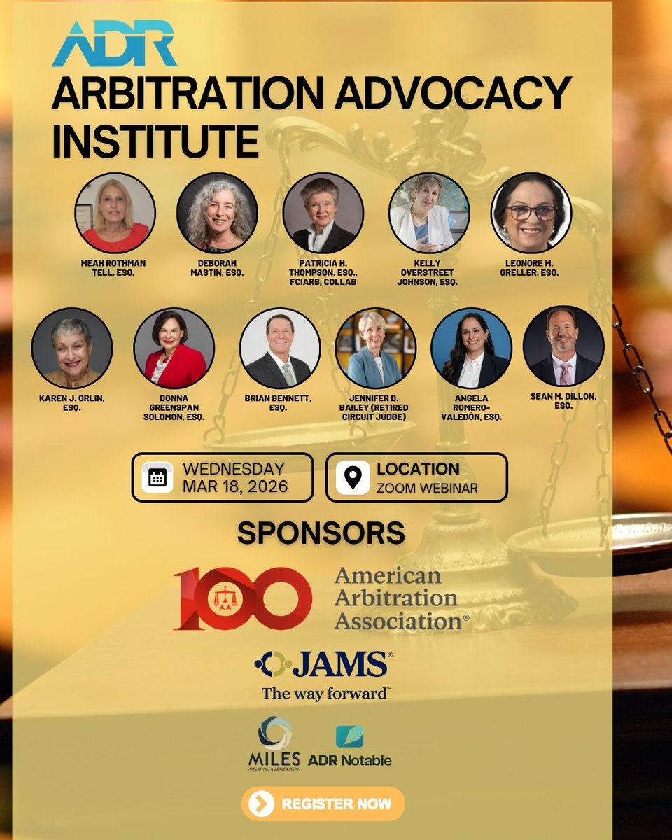 Alternative Dispute Resolution Section tweet media