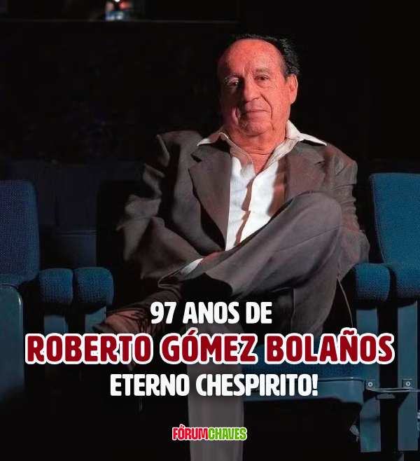 Há 97 anos, nascia o homem, o gênio, o criador de todo esse universo que amamos: o escritor Roberto Gómez Bolaños.

Chespirito, Chaves, Chapolin, Dr. Chapatin, Chompiras, Vicente Chambón... Os nomes e os personagens são vários, assim como suas histórias. E todos eles eternos no