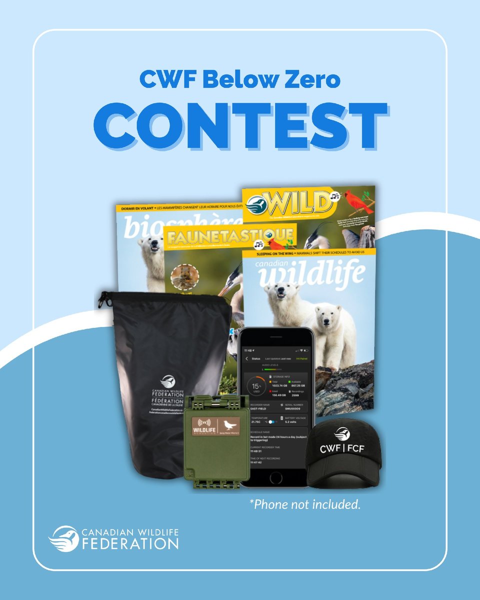 CWF_FCF's tweet image. Put the “Win” Into “Winter”! ❄️ Watch this Hinterland Who's Who video on wildlife in winter and then answer a question based on the video. You will be instantly eligible to win our #BelowZero PRIZE PACK! 

Get all the details: bit.ly/4afbskp