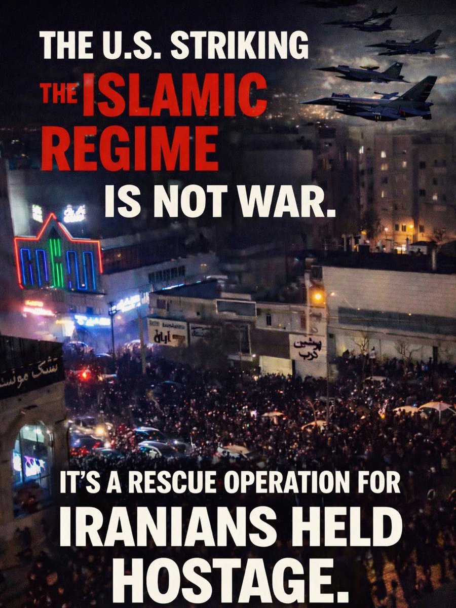 <a href="/RepThomasMassie/">Thomas Massie</a> The U.S. striking the Islamic Regime isn’t war—it’s a vital rescue for over 80 million Iranians held hostage for 47 years, while protecting U.S. national security by dismantling a terrorist-sponsoring regime that destabilizes the Middle East and endangers allies.