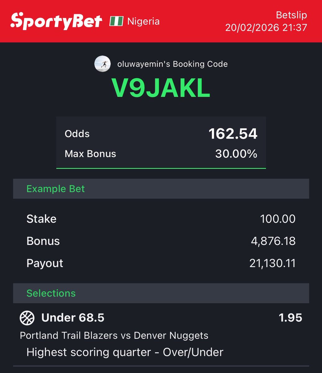 NBA 🏀 🔞

P6PQKM
V9JAKL
TKLNFG
TX11QP

Gamble Responsibly🤍🙏