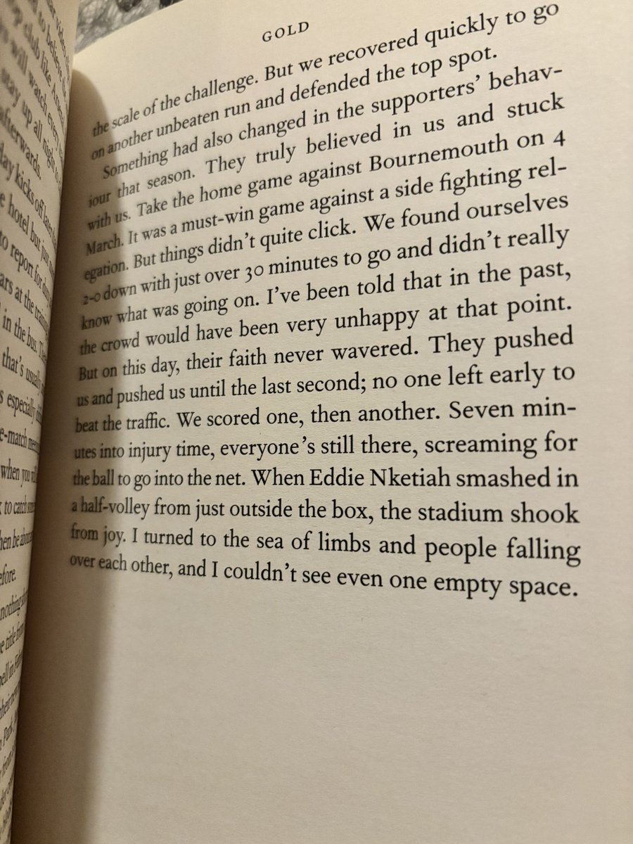 1DanDenton's tweet photo. Just reading this and correct me if I’m wrong but wasn’t it Reiss Nelson who scored the volley?? https://t.co/7UIgzlpOfZ