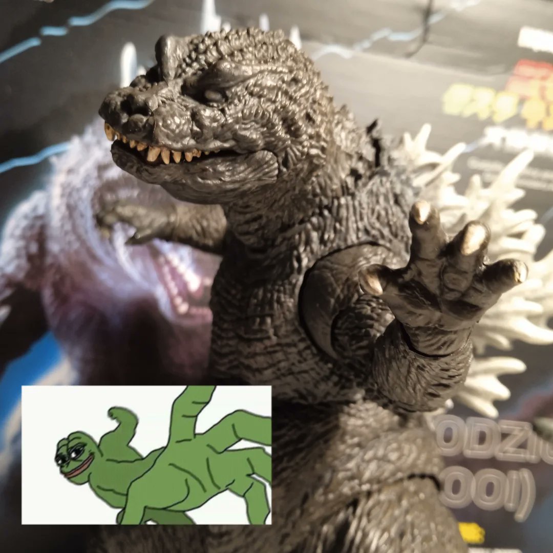 Willptor's tweet photo. Nuevo juguetito: El Godzilla GMK de Hiya Toys 🔥
Hace años ya tenía el de NECA y tener ahora los 2 es prácticamente como el día y la noche.
#godzilla #godzilla2001 #godzillagmk #gmk #kaiju #hiyatoys #figura #figuradeacción #coleccionismo #fotografia https://t.co/Jem4cF0XUk