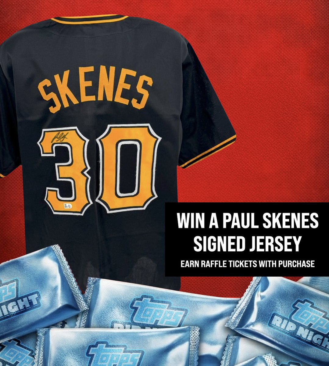 WHO WANTS A FREE PAUL SKENES SIGNED JERSEY?! We're giving one away