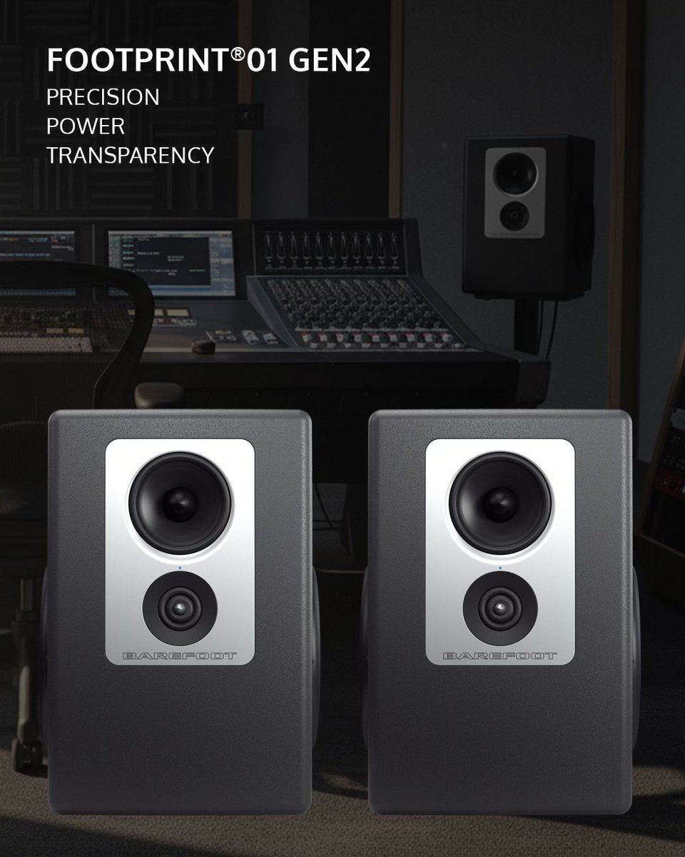 BarefootSound's tweet image. FOOTPRINT®01 GEN2
Precision. Power. Transparency.
Hear everything. Miss nothing.

🔈 barefootsound.com/footprint01/

#Footprint01 #StudioMonitors #MusicProduction #RecordingStudio #Audio