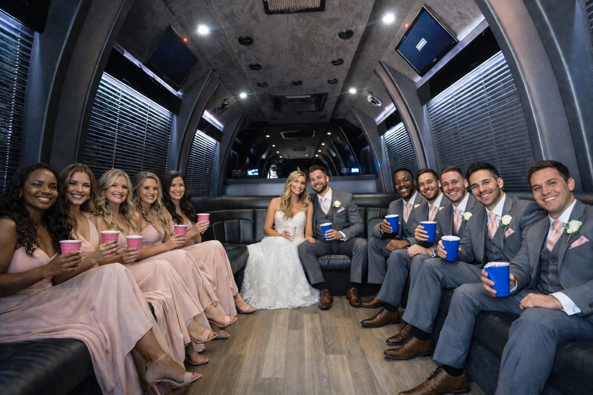 Elitelimoct's tweet photo. You planned every detail. The flowers. The vows. The table settings.
Let us take care of the one detail that gets everyone there - together, on time, in style.

#CTWedding #WeddingTransportation #BridalParty #WeddingLimo #ConnecticutWedding #WeddingDay #EliteLimoCT https://t.co/9RmvSzq5MH