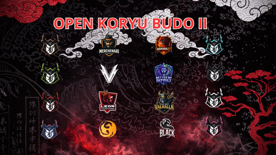 Buenas noches familia!
Ya está todo listo para el OPEN KORYU BUDO II
En esta edición 16 equipos pelearán por la gloria y el honor de ser campeones y entrar en el HALL DE LA FAMA DE KORYU BUDO.
Atentos que comenzamos con el sorteo en breves...