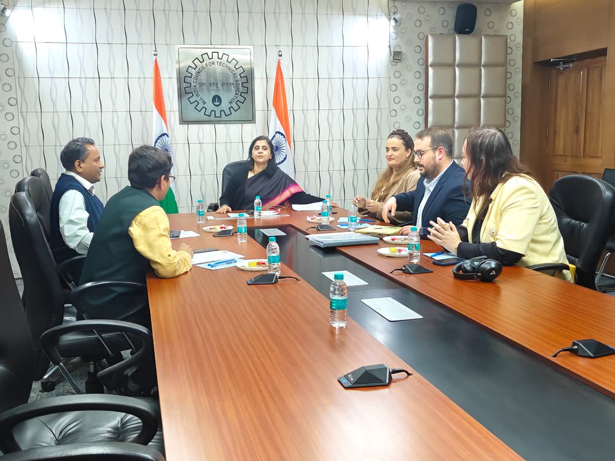 On Feb 19, #AICTE welcomed a delegation from the Education Ministry ...