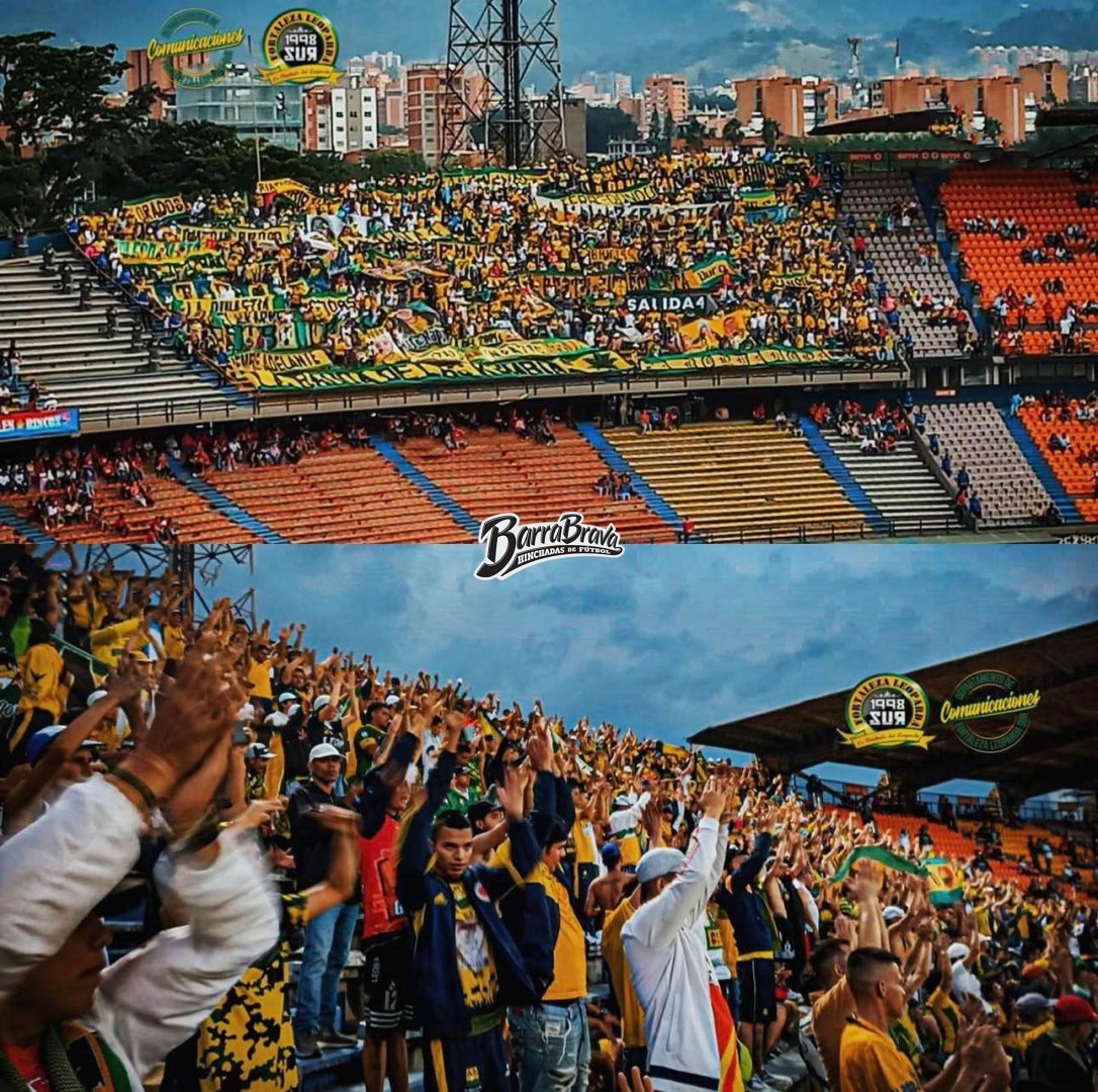 Fortaleza Leoparda Sur - Atlético Bucaramanga copando Medellín