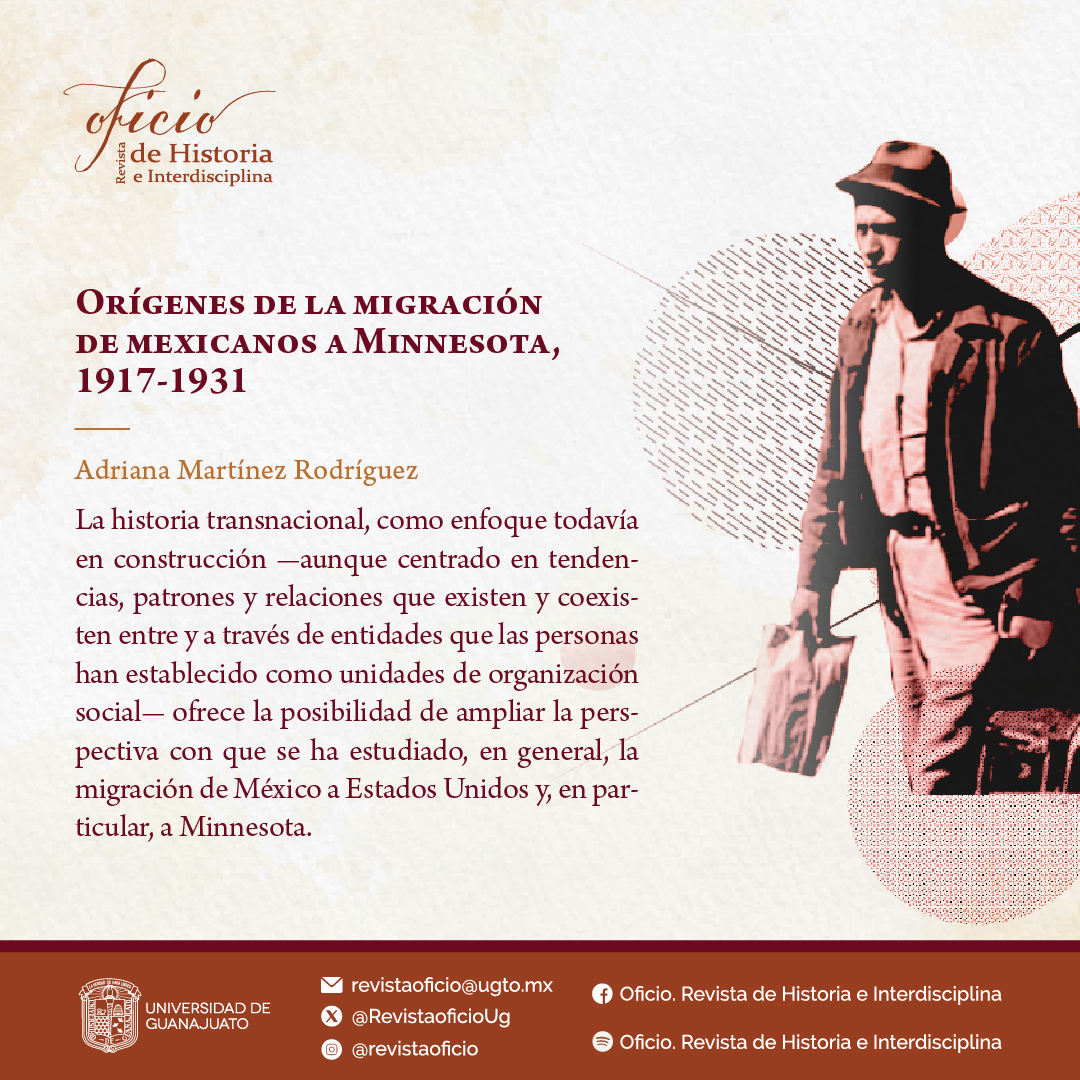Escucha el artículo o descargarlo para su lectura
👉DOI: doi.org/10.15174/orhi.…
#MigraciónMexicana #MinnesotaHistory #HistoriaTransnacional #LaborHistory