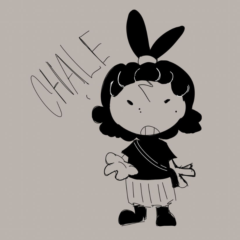 I’m going to use this as my sona since it’s easier and faster for me to draw.

It’s about the size of a ruler.