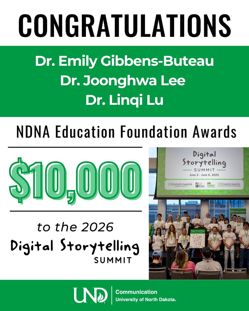 UND Communication tweet media