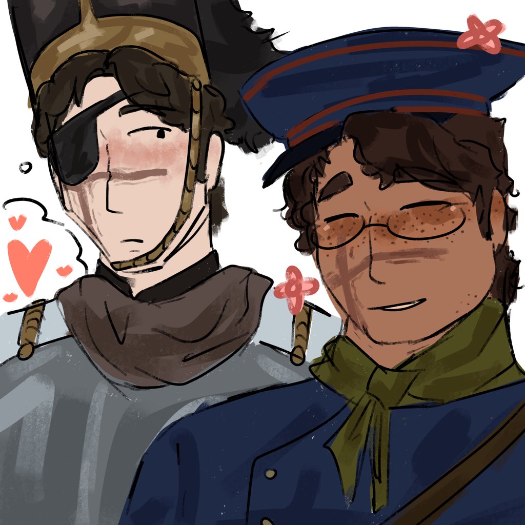 V3rdammt's tweet image. Secret Cupid Guts &amp;amp; Blackpowders arts !!!

For @U1F340 🥹 your ships were very fun do draw lolol

#gutsandblackpowder #gutsandblackpowderoc #animationmeme