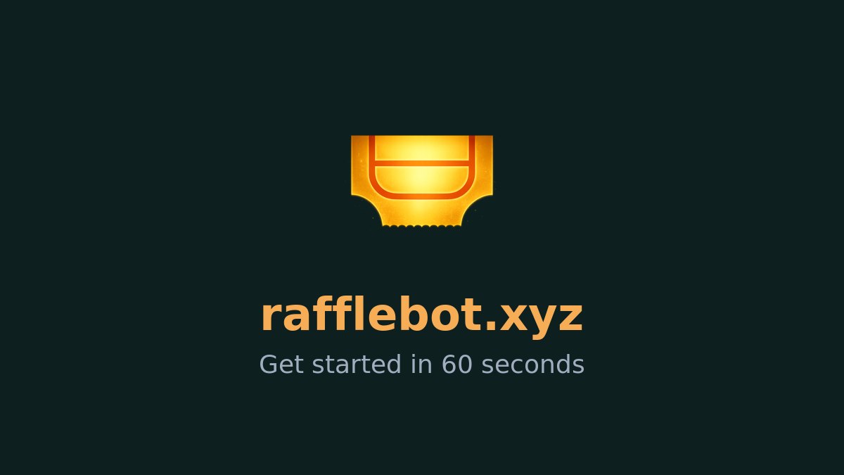 RaffleBot.xyz tweet media