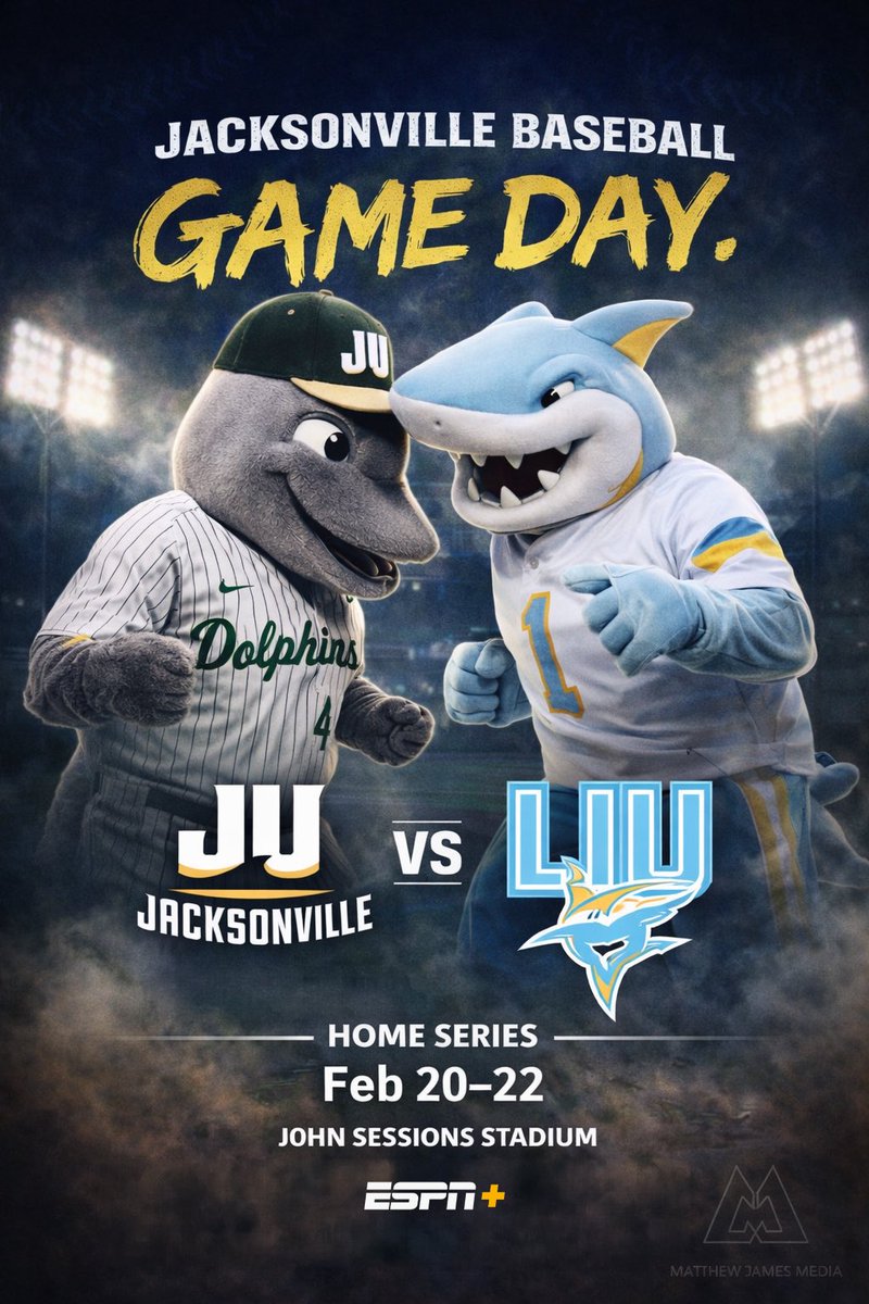 JU at the dish:

49 runs (Top 15 nationally) Bermudez – 16 RBIs (Nation’s leader) .579 AVG 🔥

Long Island comes to town for the first time ever.

Let’s get to work. <a href="/DerekBermudez4/">Derek Bermudez</a>