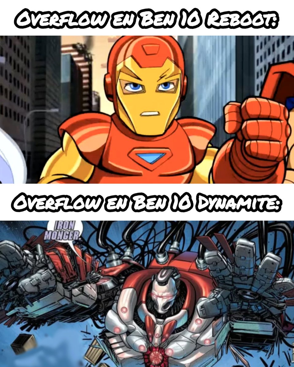 Overflow en el nuevo comic de Ben 10 está bastante potente.