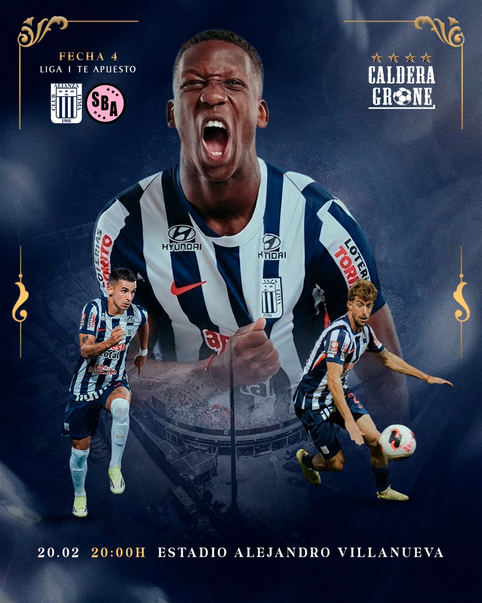 ⚪️ 𝐌𝐀𝐓𝐂𝐇𝐃𝐀𝐘 🔵

Hoy juega Alianza.💙

🆚 <a href="/ClubSportBoysA/">SportBoysAssociation</a> 
🏆 @liga1teapuesto
⏰ 8:00 P.M.
🏟️ Alejandro Villanueva

#SomosAlianza
#SomosCalderaGrone