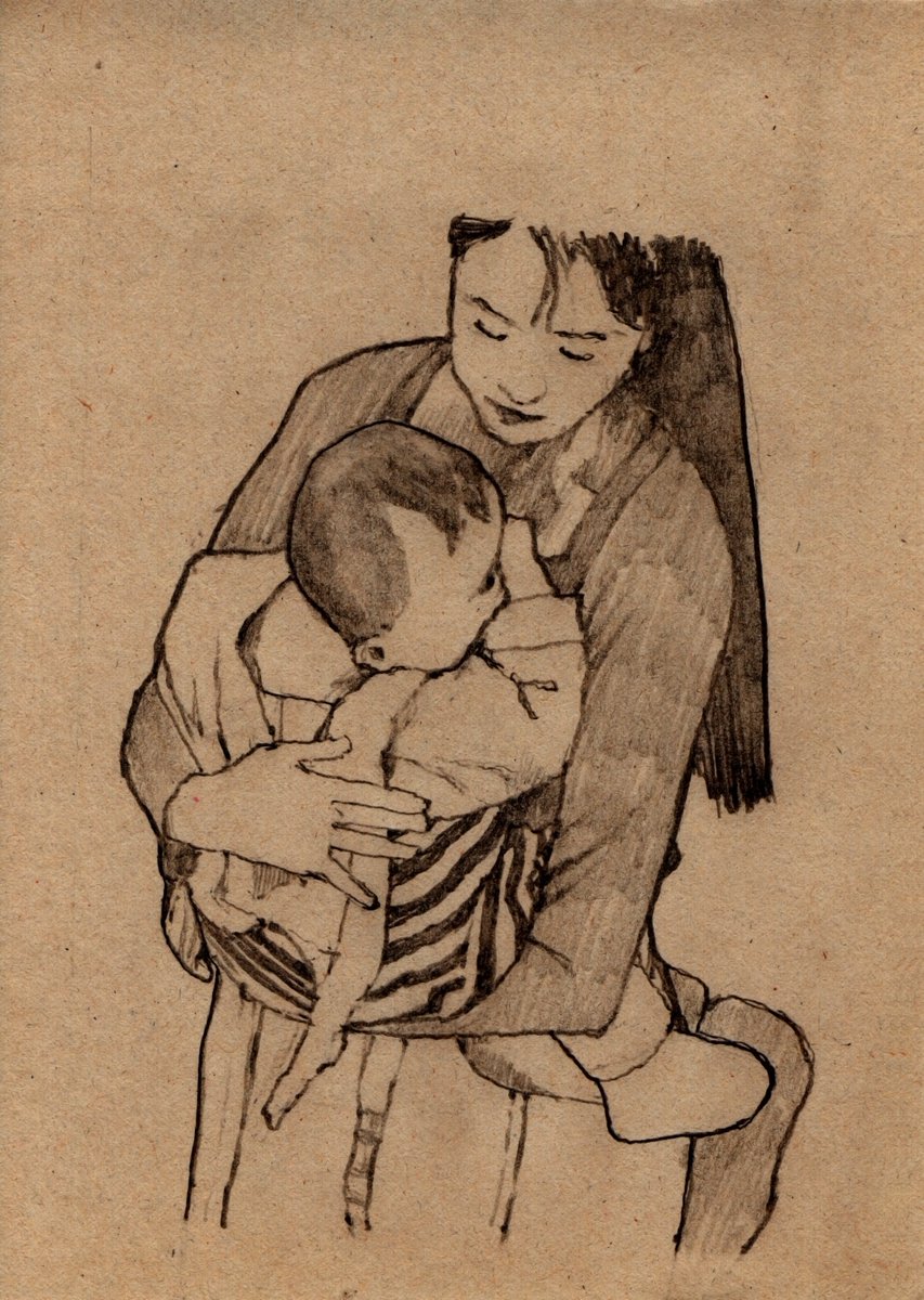 #子供編ポーズカタログ模写
だっこ１-１８。