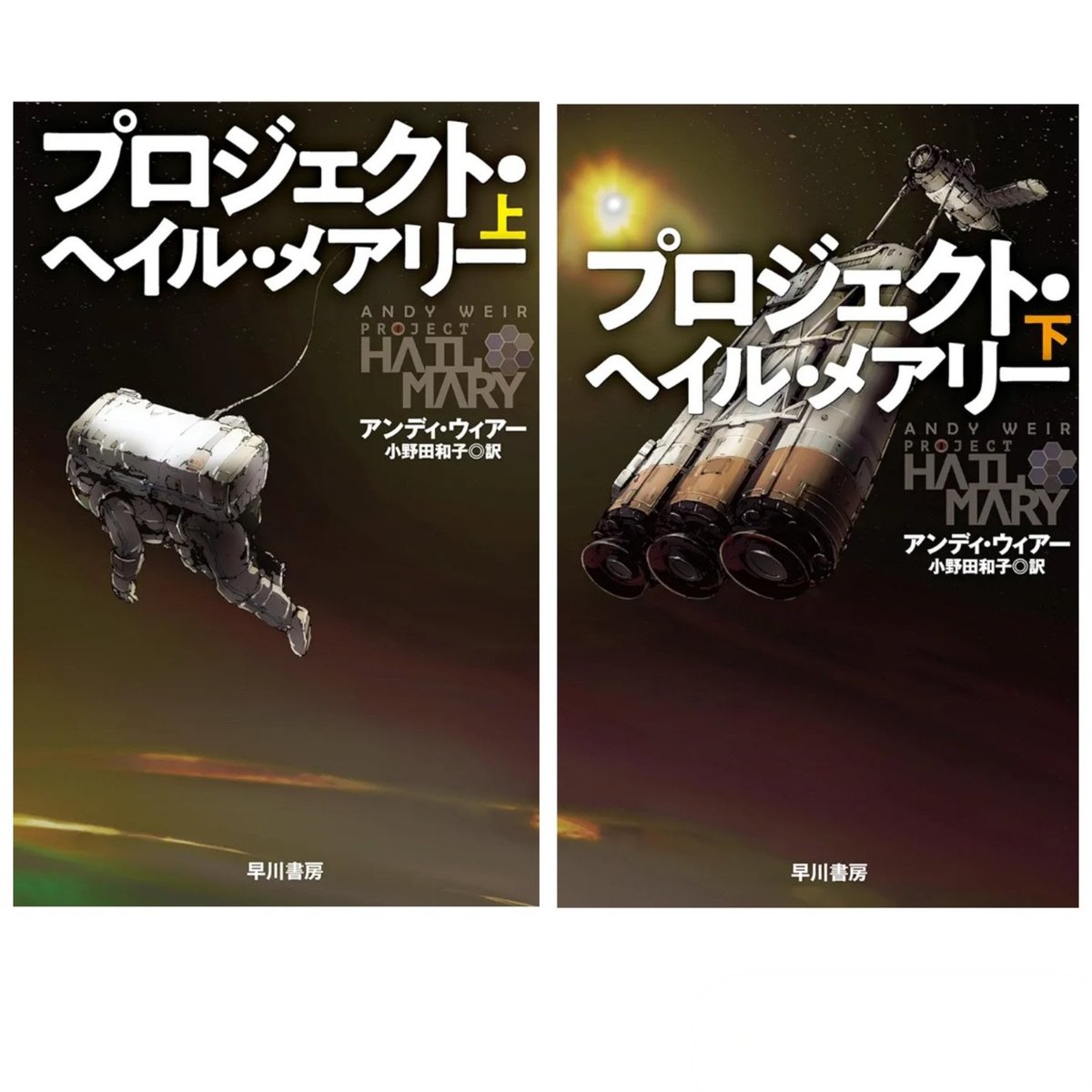 プロジェクト・ヘイル・メアリー/アンディ・ウィアー 訳:小野田和子  #読了

来月映画公開の話題作！1mmでも観る可能性がある人は読んで欲しい。

めちゃめちゃエンタメ寄りのSFで、主人公に感情移入しやすく、楽しい読書体験になりました💜🛸

私はこのラスト、すごく好み🌏