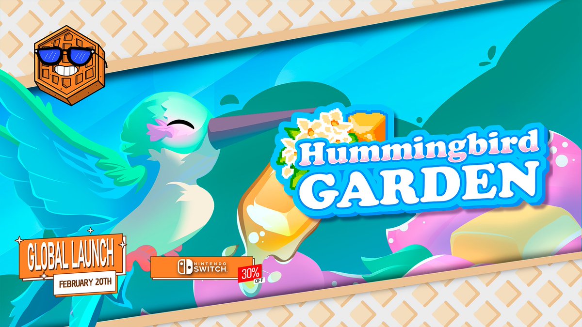 🐦 NEW LAUNCH + GIVEAWAY!
Hummingbird Garden is now available on Nintendo Switch!
Push pollen, make flowers bloom, and relax in this charming pixel-art puzzle full of nature’s magic!

How to enter the GIVEAWAY:
🌸 Like + RT
🧩 Follow us
👤 Tag a friend!
Every 25 RTs = +1 winner