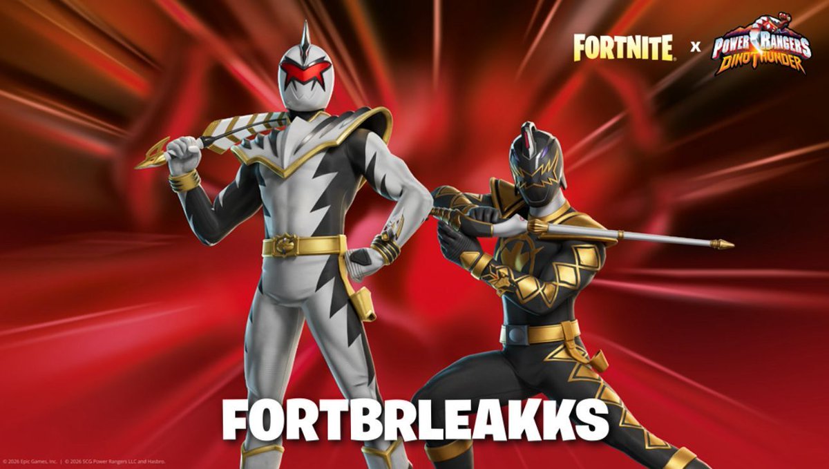 POWER RANGERS Skin Giveaway! 
#Fortnite #Giveaway #Ad

HOW TO ENTER!
- Follow me
- Like &amp; Repost
- Comment 'done'

Ends in 48 hours!

Use Code 'IC4' to support me, it means a lot💙#EpicPartner