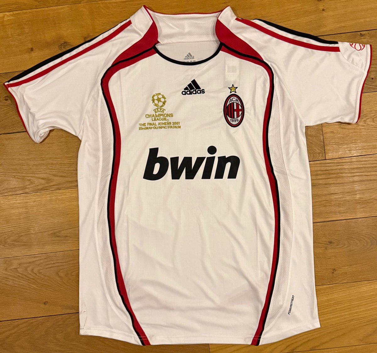 Signed Maldini AC Milan 2007 Champions League final winners shirt