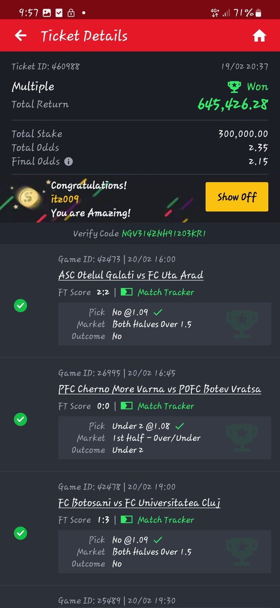 Big win for us today !!!🏆 ✅️✅️✅️✅️❤️💥💥❤️✅️✅️✅️✅️

Congratulations 

Get more 👇
 t.me/+mTqGUR8C2CE5N…