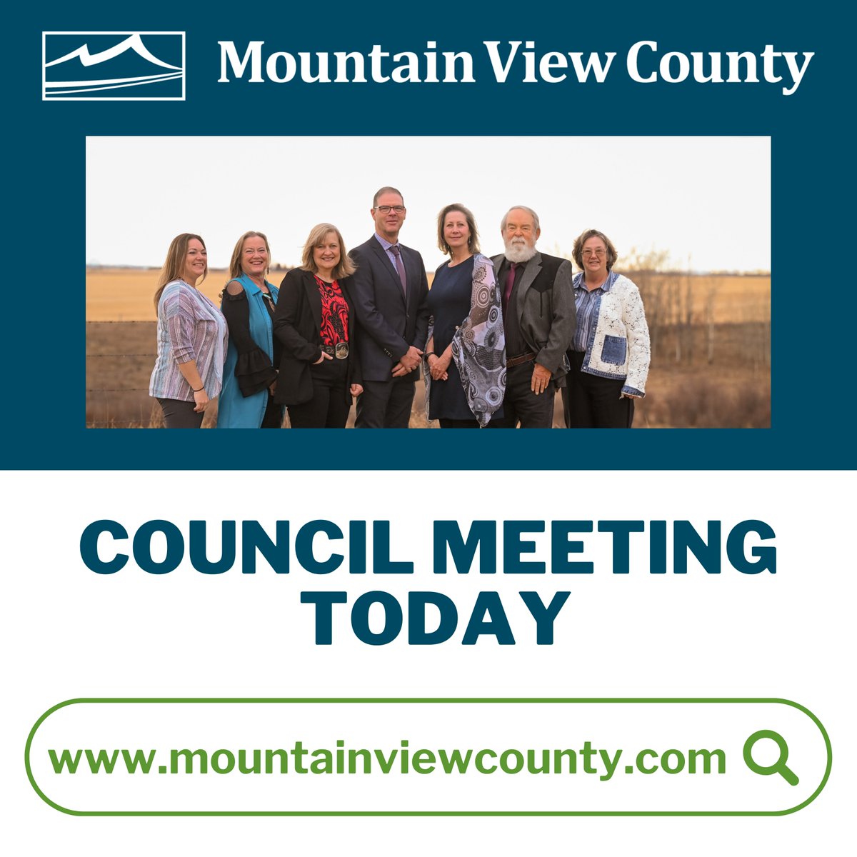 Today's Regular Council Meeting is scheduled at 9am in Council Chambers. The public is welcome to attend in-person or virtually. Our agenda can be found online at: mountainviewcounty.com/p/meetings---a…