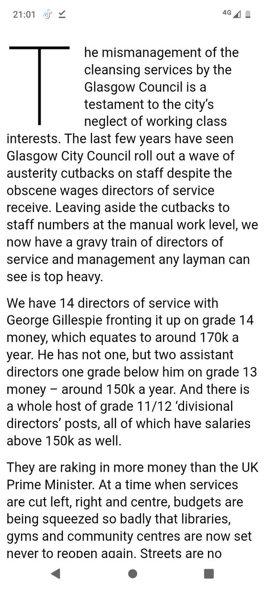 <a href="/thisisgoradio/">Go Radio</a> And having a crook in charge of bin men and other parts of Cooncil pulling in £170,000 a year. And having been caught with more brown envelopes than Postman Pat may explain why there's no fuckin money for the people's palace. Him and 2 pals are pulling in half a million per annum
