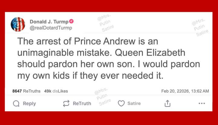 Trump with his finger on the pulse as always