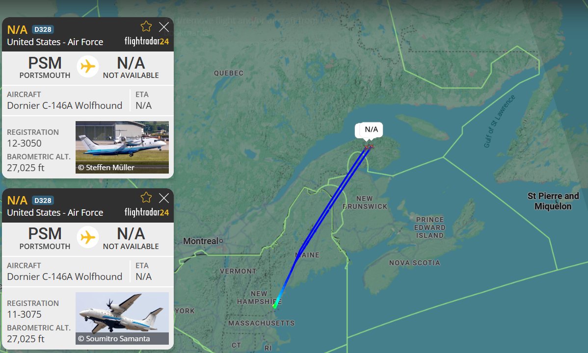 vcdgf555's tweet photo. Pair of AFSOC small transports outbound from KPSM.
🇺🇸 12-3050 #AE68BC
🇺🇸 11-3075 #AE68B7 https://t.co/PrjDpPvI2j