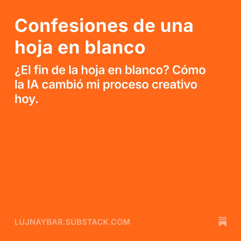 aybarlu's tweet photo. Confesiones de una hoja en blanco https://t.co/8uJKayWrE4 https://t.co/XCXTUysTm9