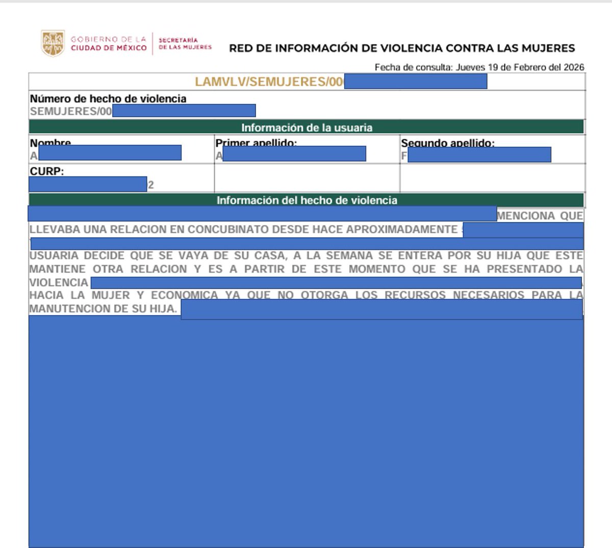 victor_ruiz's tweet photo. ⚠️🇲🇽Alerta: Se ha detectado una presunta filtración de información operativa y expedientes relacionados con la Red de Información de Violencia Contra las Mujeres de la Ciudad de México. La exposición, estimada en aproximadamente 5.12 GB de datos, https://t.co/JY92e53ARf