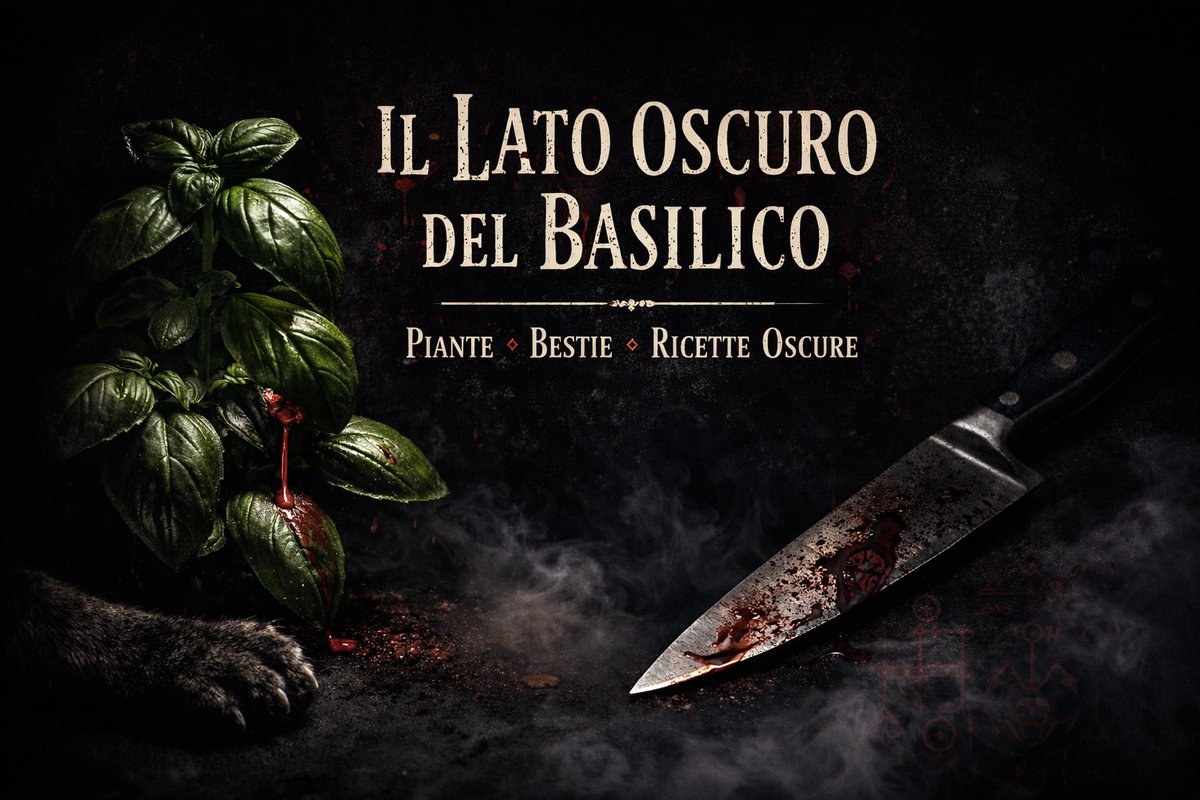 È il mio gruppo su Facebook.
È il luogo dove le foglie osservano, 
le zampette governano,
e le ricette non sono mai innocenti.
Ho creato uno spazio per chi ama 
piante, animali e cucina
ma con un’anima leggermente inquietante.
Se senti il richiamo del basilico,
sai cosa fare.
