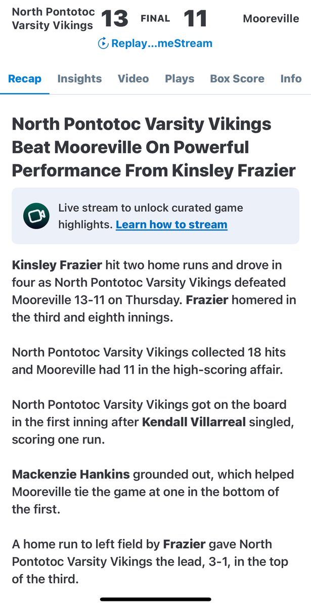 Kinsley Frazier tweet media