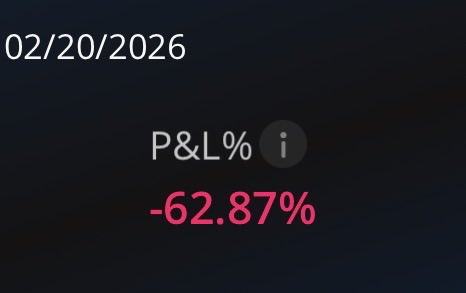 Day 32: Got humbled today.
Overtraded, broke a stop-loss rule, and paid for it.

But this is exactly why I’m trading small
to build discipline before the big money comes in.

Losses don’t bother me.
Breaking rules does.

I’ll be better next week.
Locked in 💯