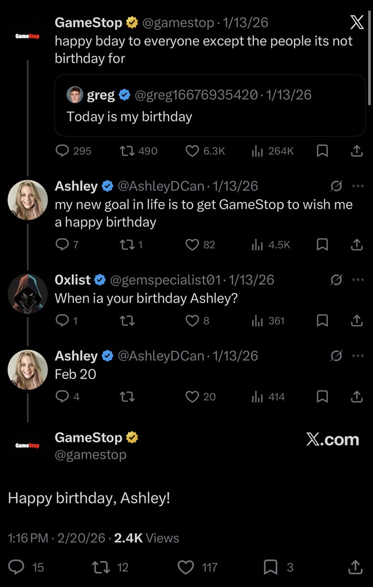 I love you GameStop