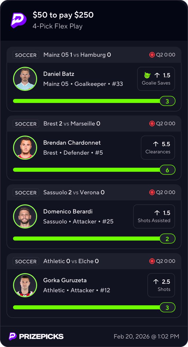Felix_Props's tweet photo. π¨β½οΈ PASSES & CLEARANCES ARE BACK β½οΈπ¨
Join the server. Letβs eat. π½οΈβ½οΈ
https://t.co/PbOYqrghiv
#SoccerProps #PrizePicks #FootyProps #GambleTwitter https://t.co/iMQaPiF94J