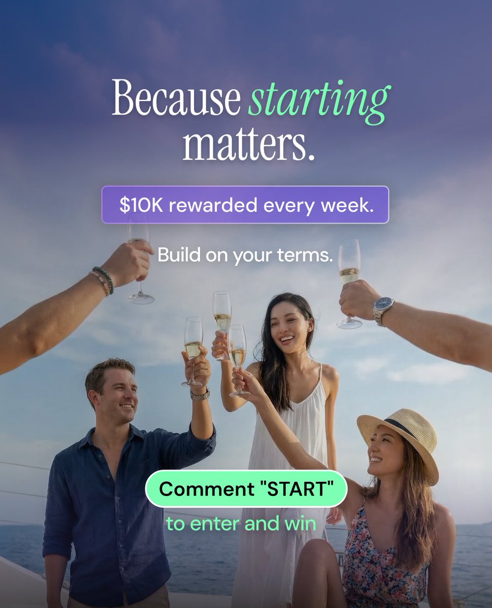 getpopstore's tweet photo. Comment START to enter.

For the moment you finally say, “I’m starting.”
https://t.co/mnpAORcInG Weekly Wins is our way of supporting creators at the very beginning — rewarding those who stop waiting and start building.
 $10,000 every week.

You’re not late. This is your moment.

Comment START to enter.

#popstoreweeklywins #creators #CreatorsSupport  #POPSTORE #getpopstore