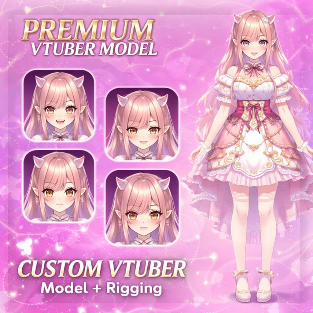 kiya_jin110's tweet image. Meet my pink beauty💕🎀
Sweet vibes, soft colors, and a whole dreamy aesthetic 
This model is literally my comfort design✨
#PinkAesthetic #CuteModel #VTuberModel #AnimeStyle #AnimeStyle