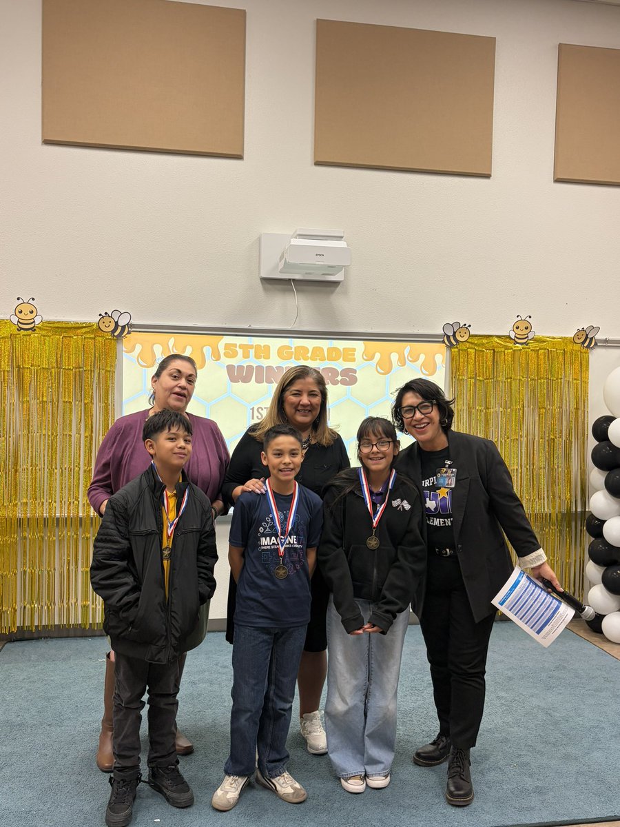 cperez_phe's tweet image. So proud of all of our Math Bee winners! 🐝💜 You have made us so proud and we can not wait to see our first place winners shine in the district competition!✨@PurpleHeart_ES  #SISD  #MathBee