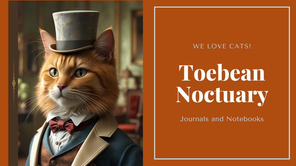 CatsPajamasNote's tweet image. Regency Cat collection journals and notebooks - available on Lulu.com from Toebean Noctuary.

🐈‍⬛ lulu.com/spotlight/toeb…

NotebookLove #JournalCommunity #StationeryAddict #WritersOfTwitter #AmWriting #regencyromance #catsOfTwitter