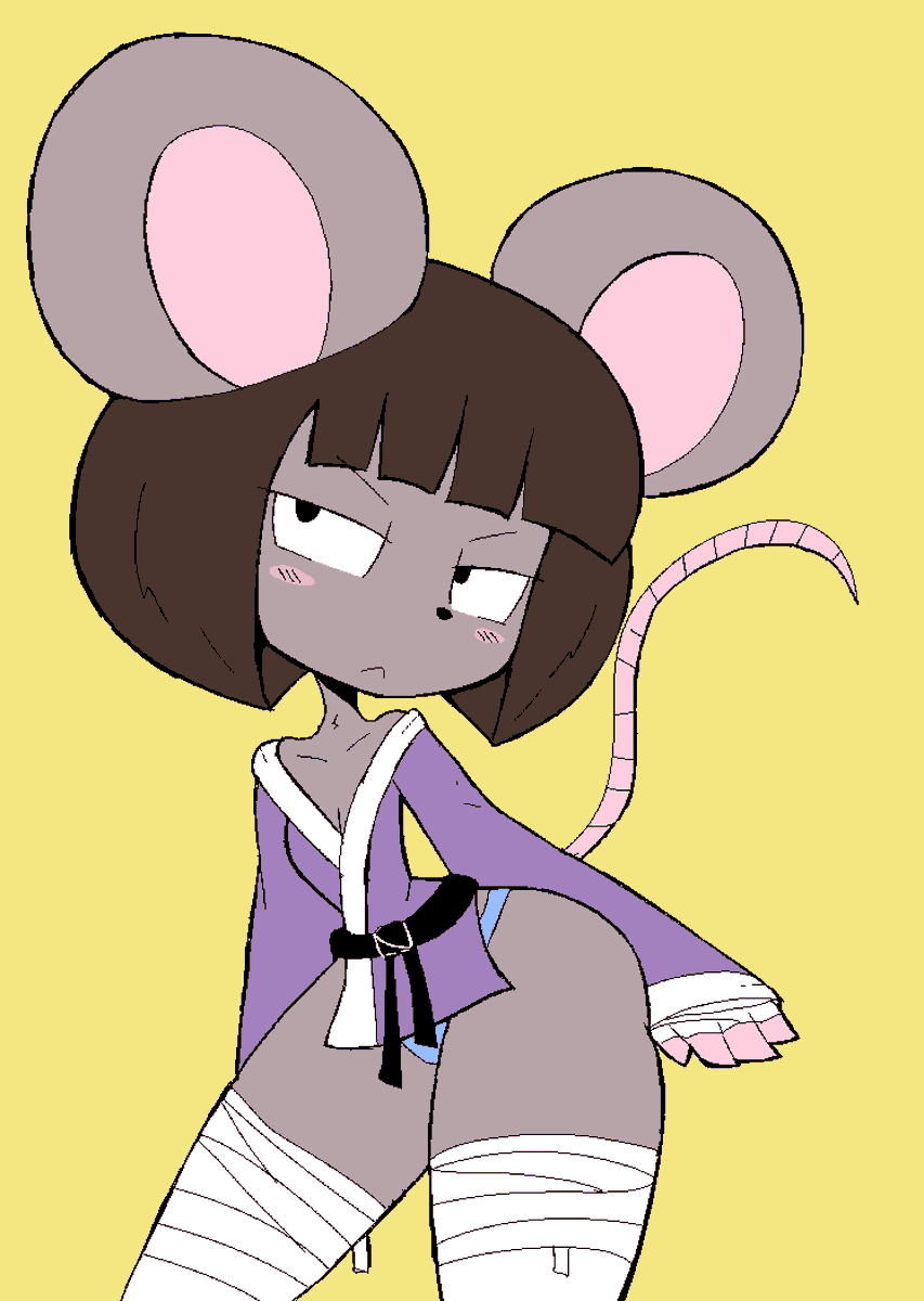 getting art momentum back, have some ida meanwhile, would you like to spar with her? she seems bored :>