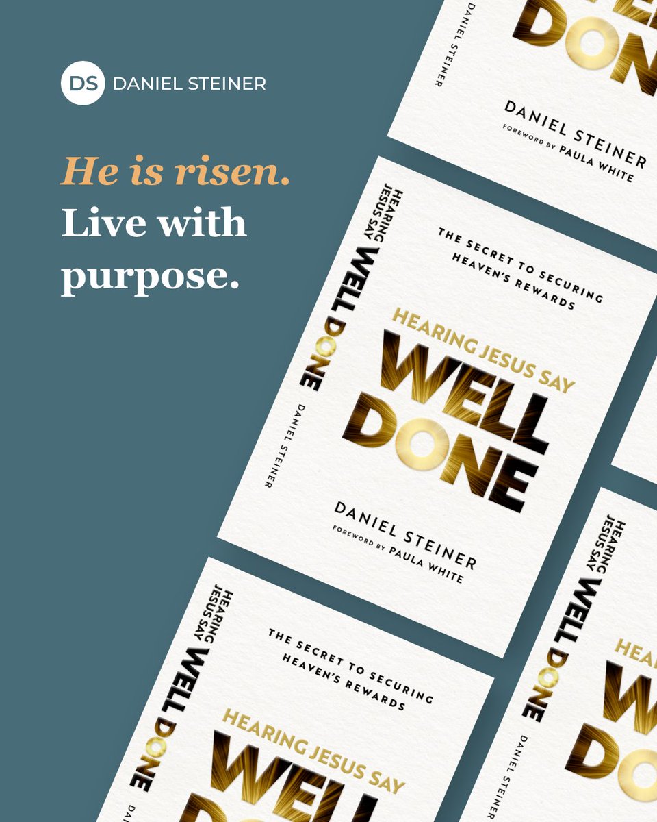 Daniel_Steiner's tweet photo. As Easter approaches, we remember the greatest gift of all. Jesus gave His life for our sins and rose again, defeating death and offering eternal life to all who believe.

Let this season move you to live faithfully, and pursue the words, “Well done, good and faithful servant.” https://t.co/bLBLgVctnT