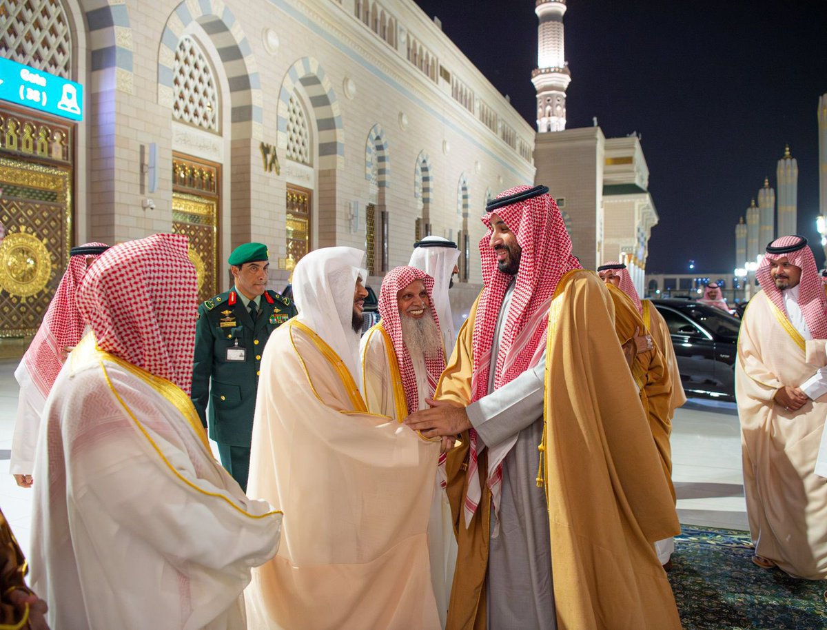 زاد نور المدينة بقدومك 💕
 #ولي_العهد الأمير محمد بن سلمان 

 #المدينة_المنورة