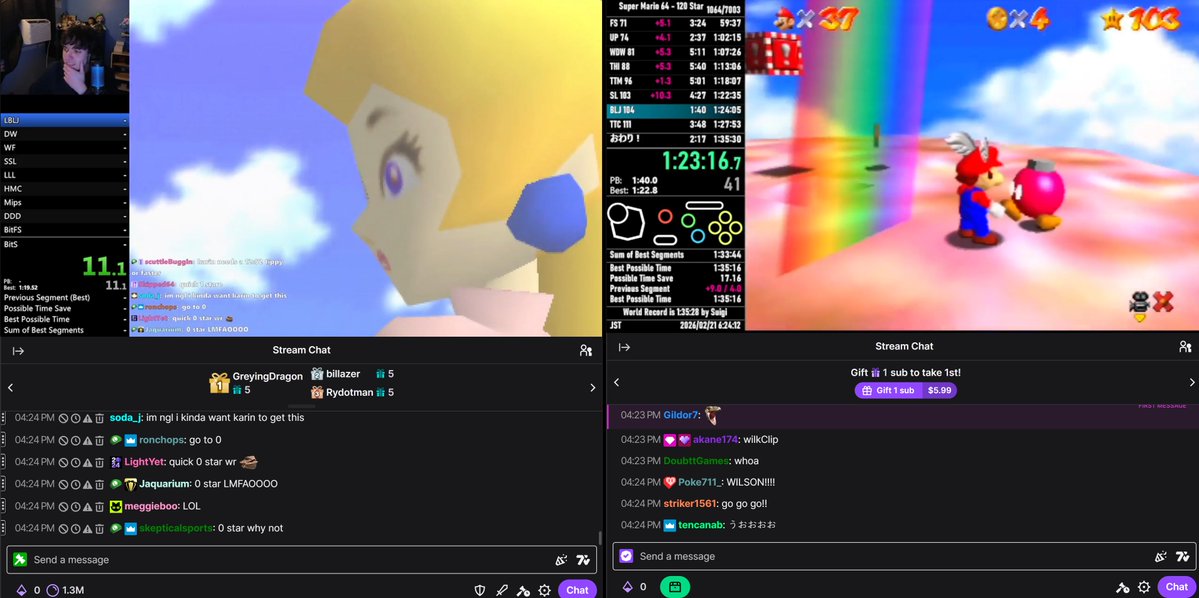 karin's on a run that could WR so weegee's switching to 16/0 star just incase karin ends up claiming the bounty 😭 Is he the most dedicated in the game?