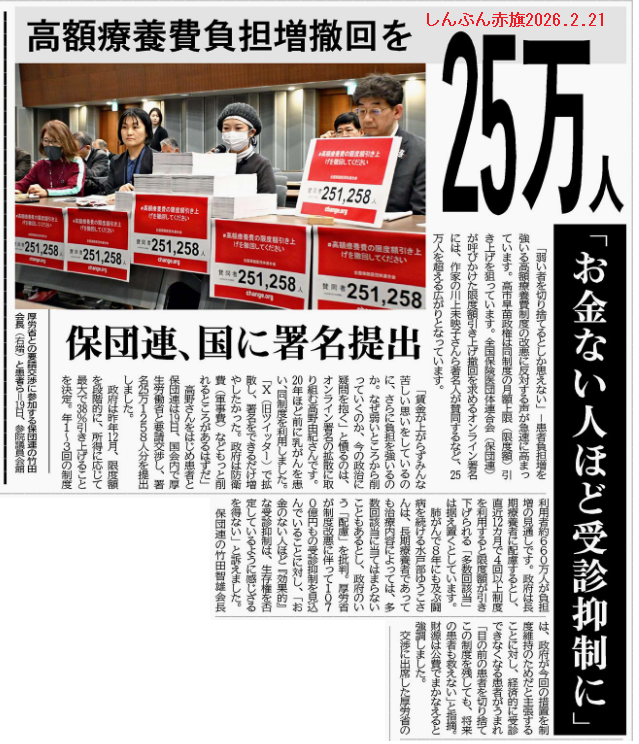 高額療養費負担増で削減できる経費は700億円。対する軍事費は11兆円。トマホーク400発にかかる金額が2450億円。人の命を奪うためのものには惜しみなく税金を注ぎ、命を守るための経費を出し惜しむ日本政府。税金の使い方が完全に間違っている。（今日の #しんぶん赤旗 より）
