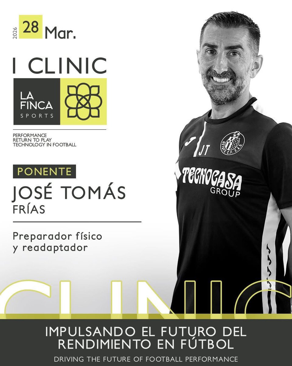 josetoprofe's tweet photo. Muy agradecido a @lafinca_sports y @whi_trainer por la invitación a formar parte de este I Clinic 🙌🏼

Es un honor poder compartir espacio con profesionales comprometidos con el rendimiento, la salud y la evolución del fútbol ⚽️📈 https://t.co/g3luoE2Ddm
